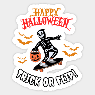 Trick or Flip! Skate Sticker